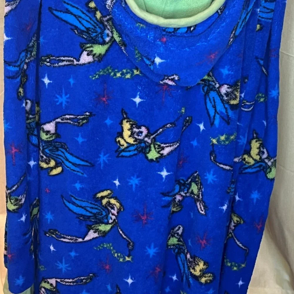 Disney Tinkerbell Fleece Night Gown Size XL - Picture 3 of 6